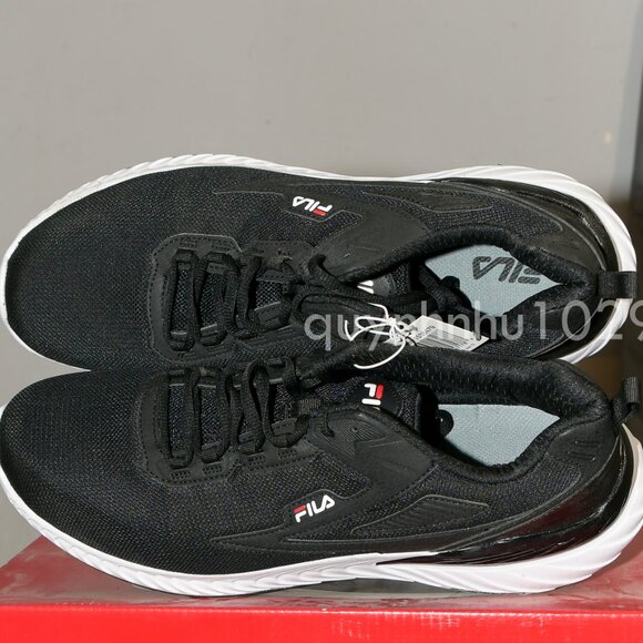Fila Men's Black Trazorus 2 Energized Athletic Sneaker Shoes - Picture 6 of 6